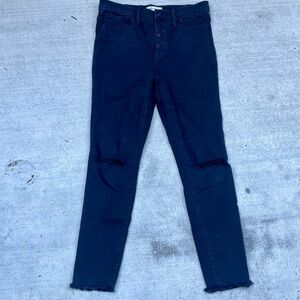 Madewell Midnight Blue Skinny Jeans